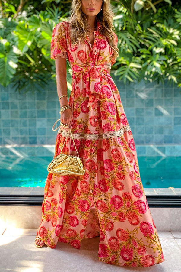 Audrey - Floral Party Maxi Dress