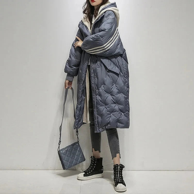 Alice - Quilted Long Jacket