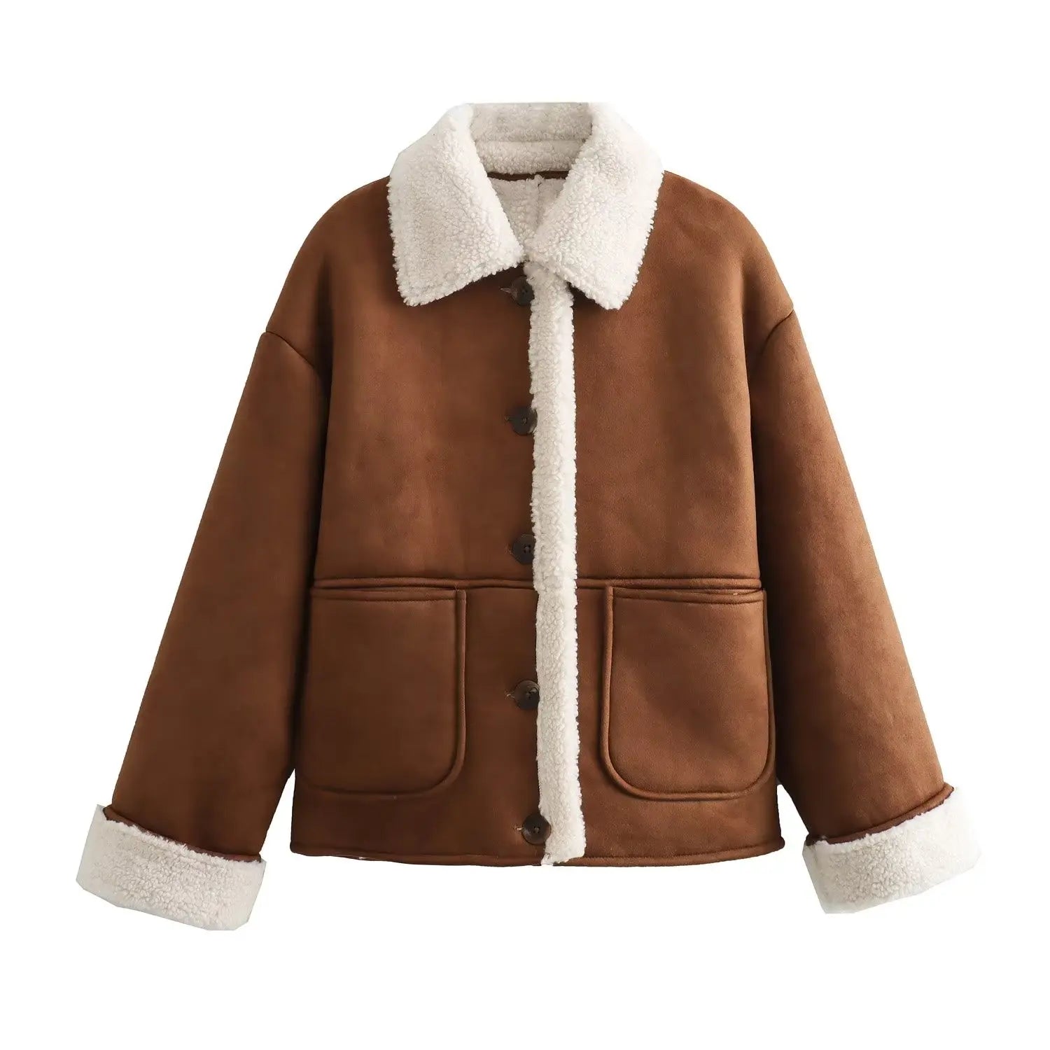 Edith - Shearling Fleece Jacket