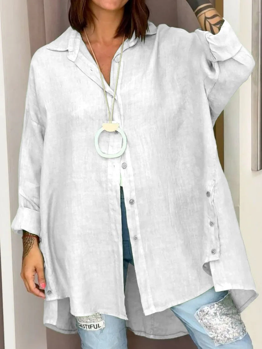 Sophia - Oversized Button Shirt